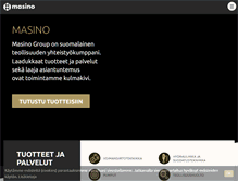 Tablet Screenshot of masino.fi